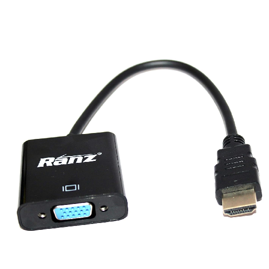 RANZ HDMI Male to VGA Female Video Converter